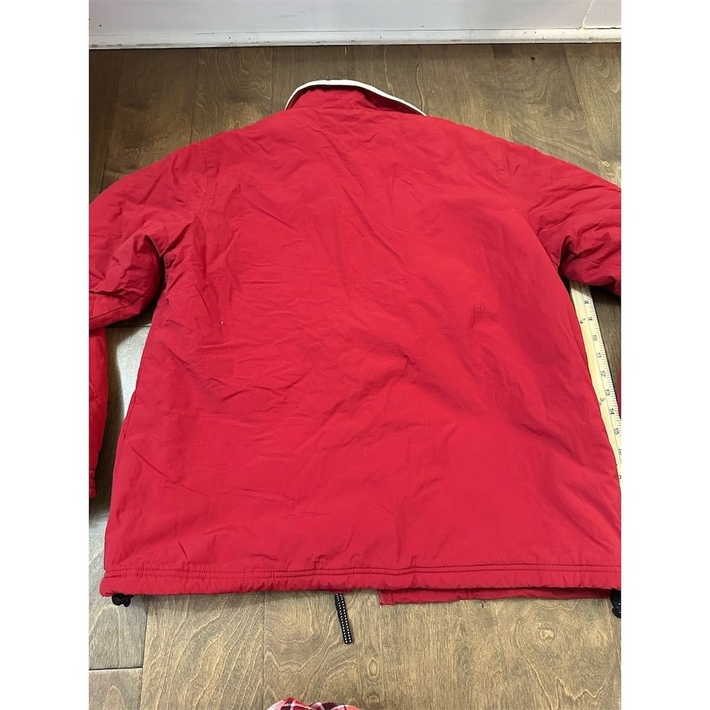 Cabela's Men's Red Fleece Lined Windbreaker Jacket Size M‎ - Picture 4 of 7